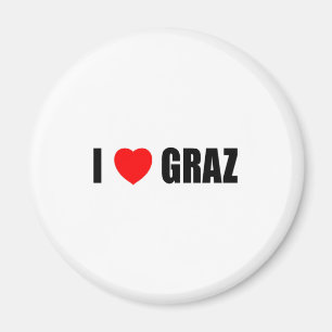 I Love Graz Magnet