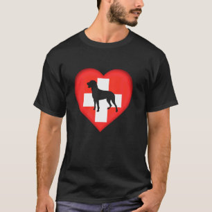 I Love Great Swiss Mountain Dog Large Swiss Mounta T-Shirt