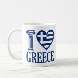 I love Greece Coffee Mug