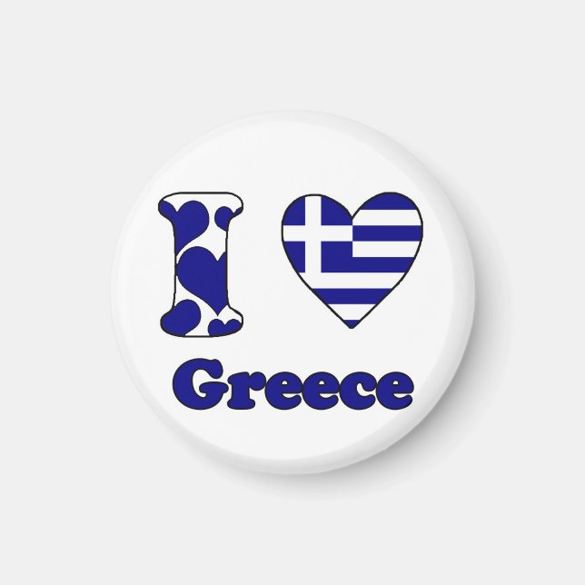 I love Greece magnet (Front)