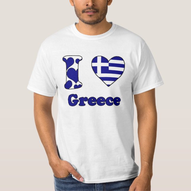 I love Greece T-Shirt (Front)