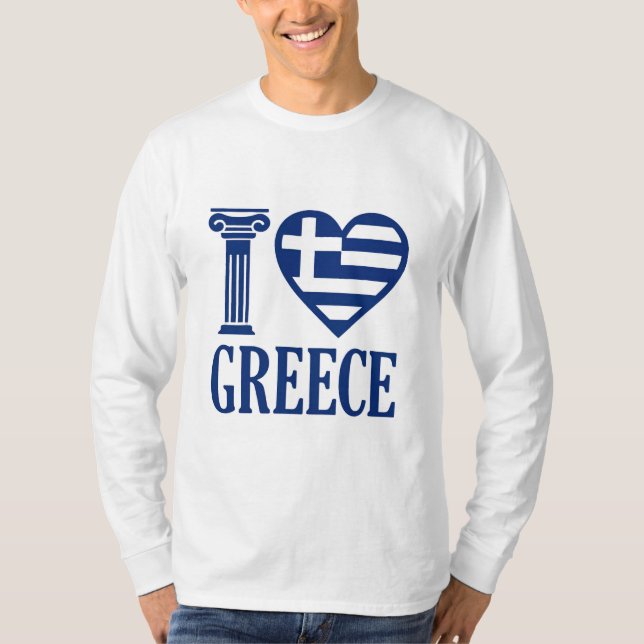I love Greece T-Shirt (Front)