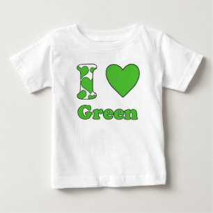 I love Green Baby T-Shirt