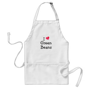 I Love Green Beans Standard Apron