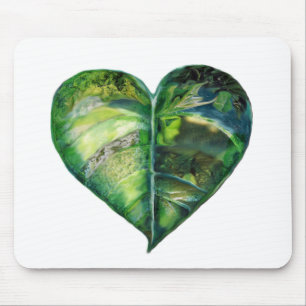 I Love Green Mousepad