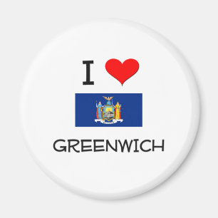 I Love Greenwich New York Magnet