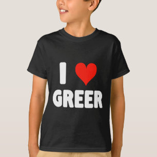 I Love Greer Arizona - Heart - Travel Vacation Sou T-Shirt
