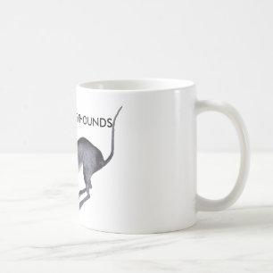 I LOVE GREYHOUNDS COFFEE MUG