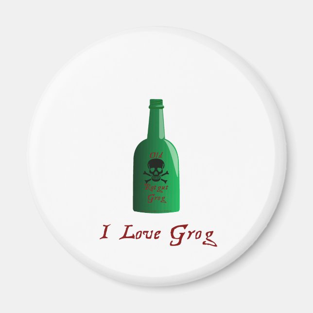 I love Grog! Magnet (Front)