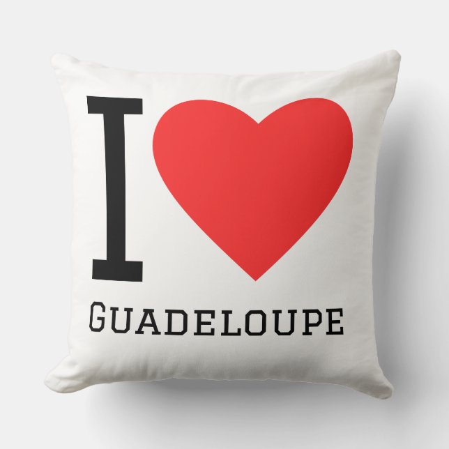 I love guadeloupe cushion (Front)