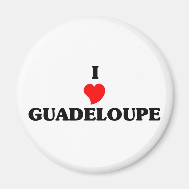 I Love Guadeloupe Magnet (Front)