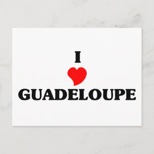 I Love Guadeloupe Postcard