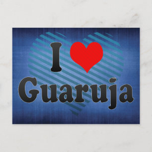 I Love Guaruja, Brazil Postcard