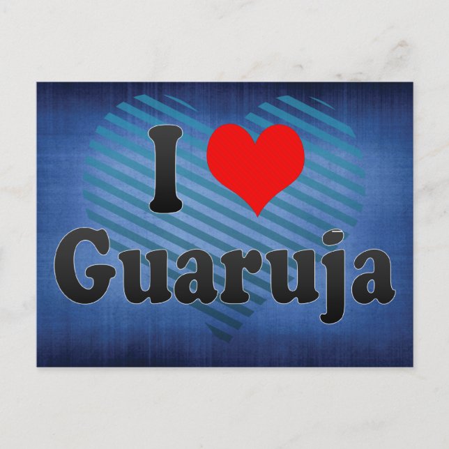 I Love Guaruja, Brazil Postcard (Front)