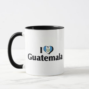 I Love Guatemala Flag Mug