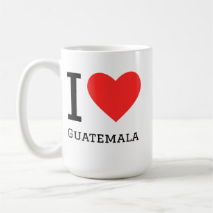 I love Guatemala square Stickers Coffee Mug