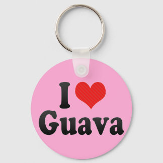 I Love Guava Key Ring