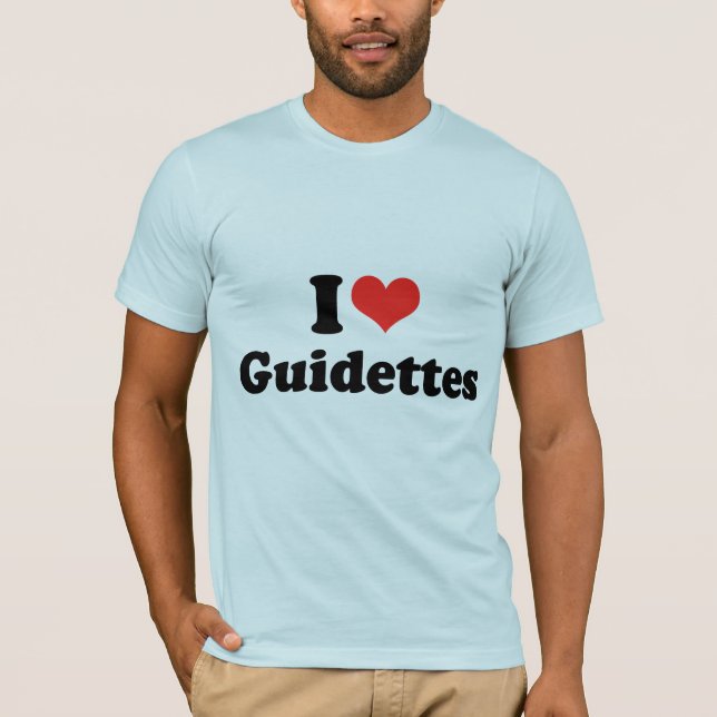 I Love Guidettes T-Shirt (Front)