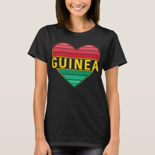 I Love Guinea, Guinean Heart T-Shirt