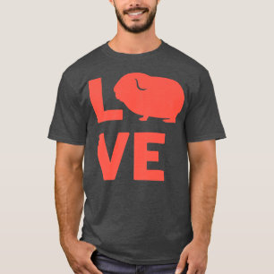 I Love Guinea-Pig Cute Rodents Pet Owners and Anim T-Shirt