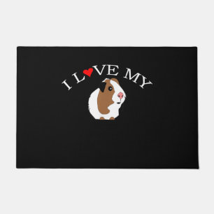 I Love Guinea Pig Guinea Pig Lovers Doormat