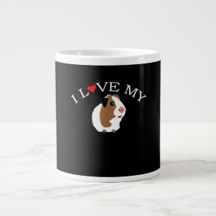 I Love Guinea Pig   Guinea Pig Lovers Large Coffee Mug
