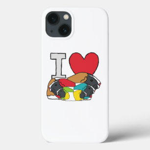 I Love Guinea Pigs iPhone 13 Case