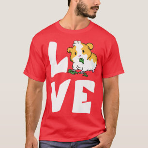 I Love Guinea Pigs Cute Guinea Pig Owner T-Shirt