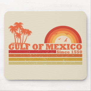 I love Gulf of Mexico est 1550 vintage Mouse Mat