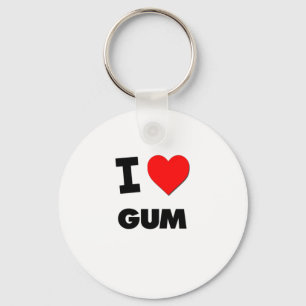 I Love Gum Key Ring