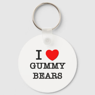 I Love Gummy Bears Key Ring