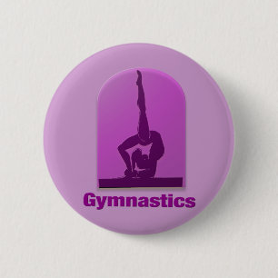 I Love Gymnastics #11 6 Cm Round Badge