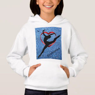 I Love Gymnastics - Gymnast Hoodie for Kids