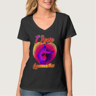 I Love Gymnastics Gymnast Tumbling Team Gymnastic  T-Shirt