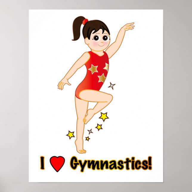 I Love Gymnastics! Poster (Front)