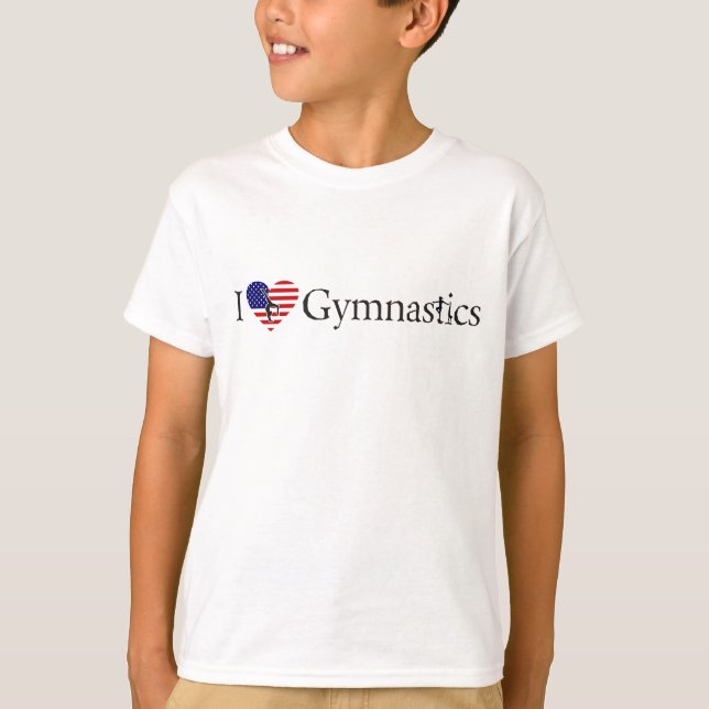 I love Gymnastics T-Shirt (Front)