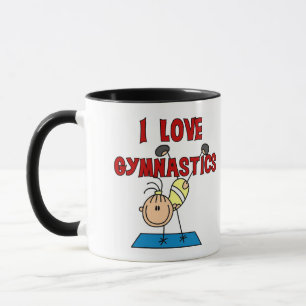 I Love Gymnastics Tshirts and Gifts Mug