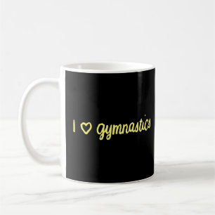 I Love Gymnastics Women Girls Coffee Mug