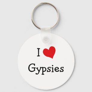 I Love Gypsies Key Ring