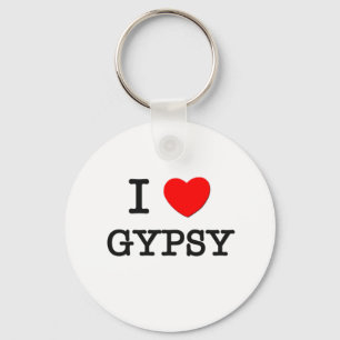 I Love Gypsy Key Ring