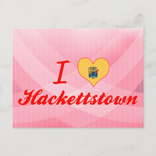 I Love Hackettstown, New Jersey Postcard