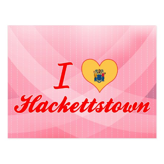 I Love Hackettstown, New Jersey Postcard