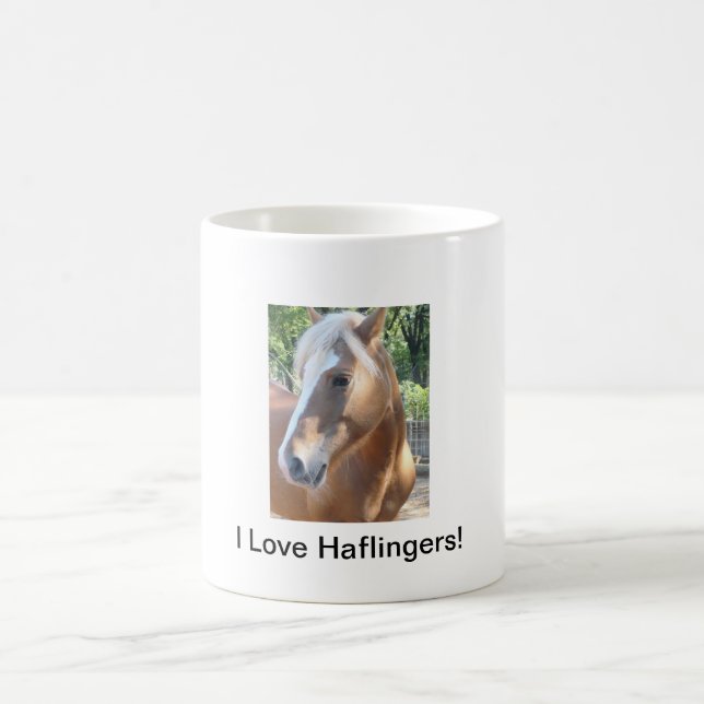 I Love Haflingers mug (Center)