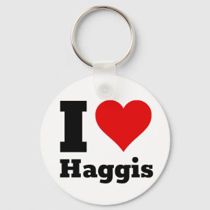 I Love Haggis Keychain
