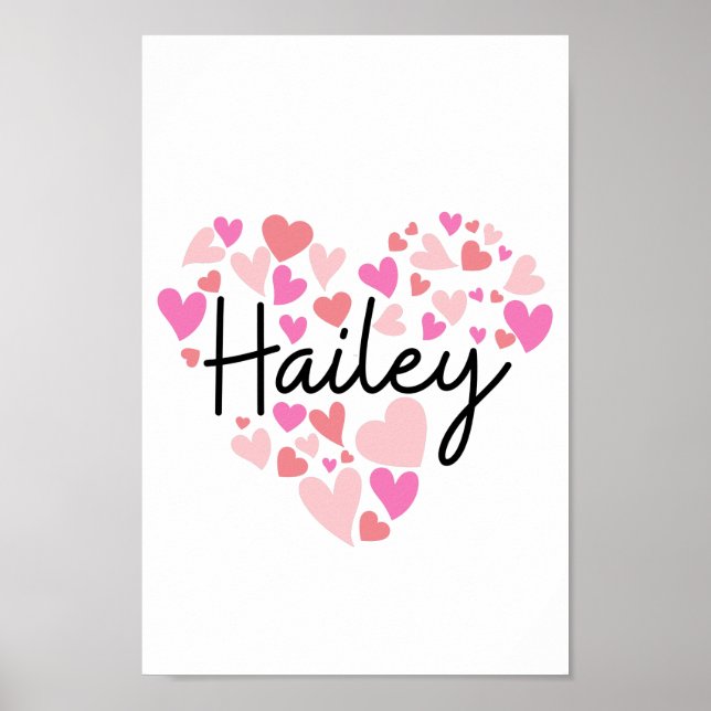 I love Hailey Poster (Front)