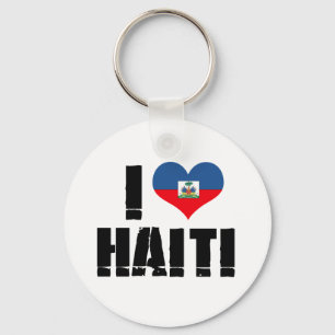 I LOVE HAITI KEY RING