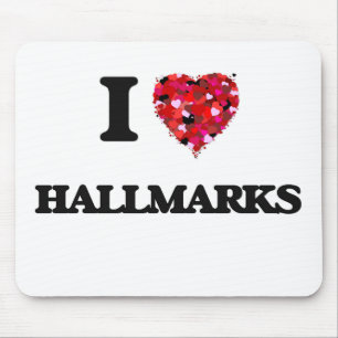 I Love Hallmarks Mouse Mat