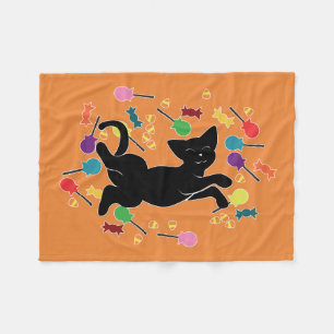 I Love Halloween! Fleece Blanket
