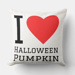 I love Halloween pumpkin Cushion