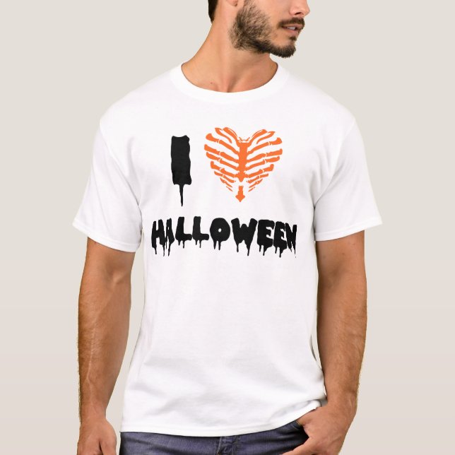 I Love Halloween T-Shirt (Front)